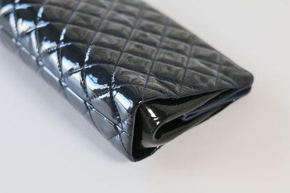Chanel patent clutch