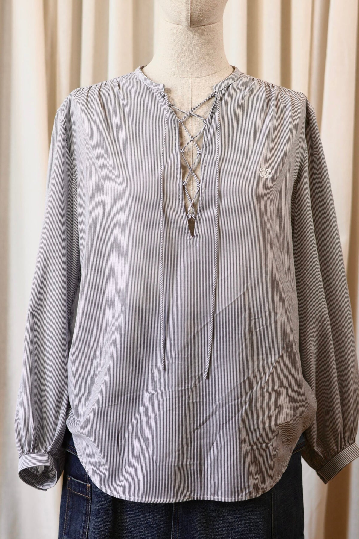 Celine blue blouse