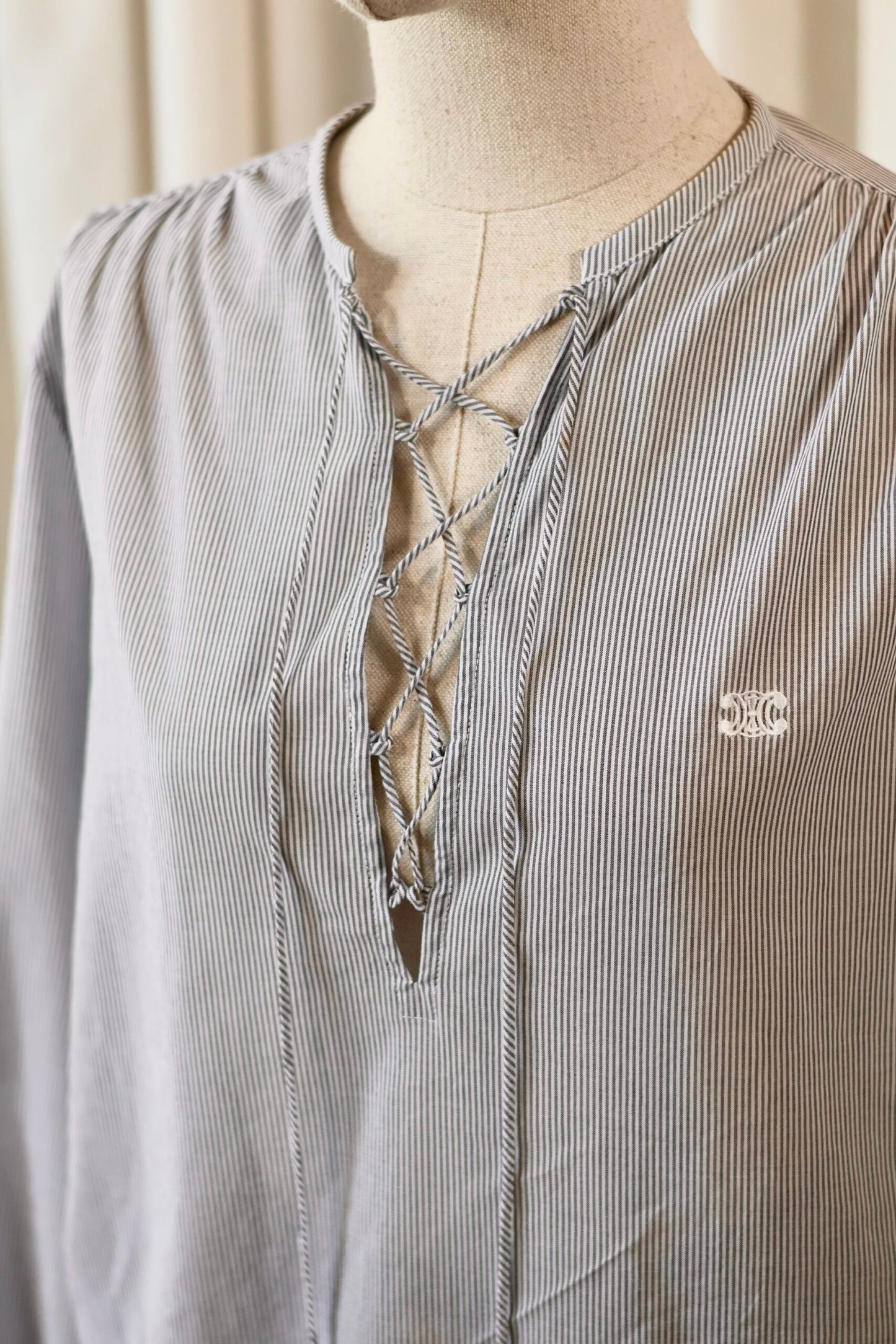 Celine blue blouse