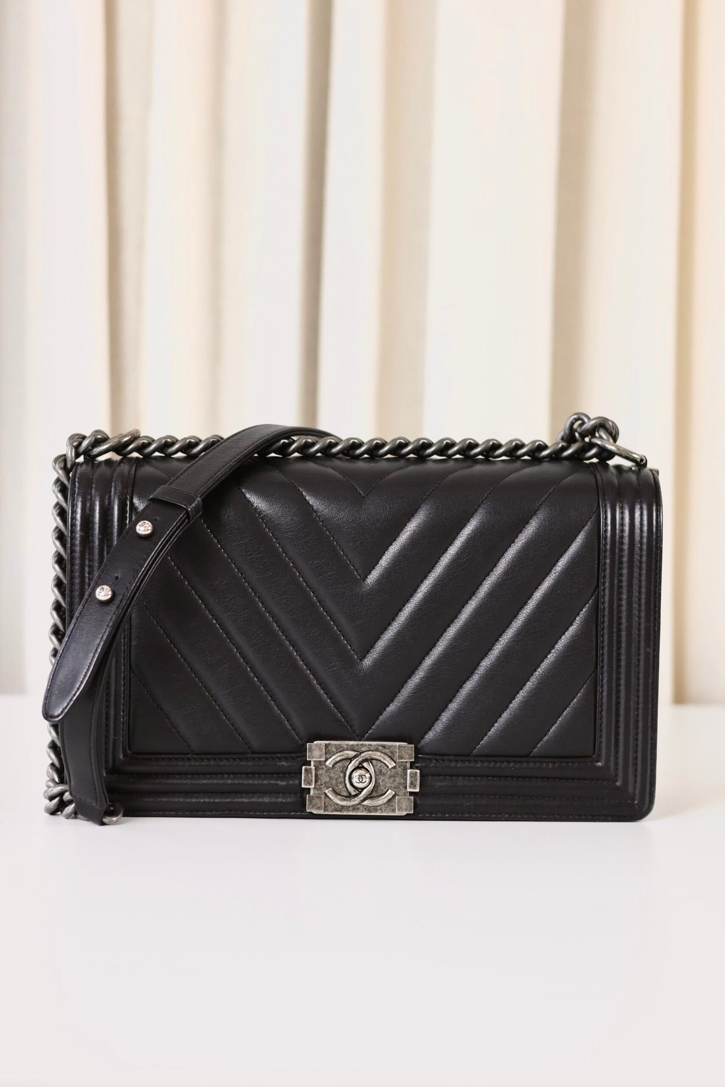 Chanel Boy Bag large black
