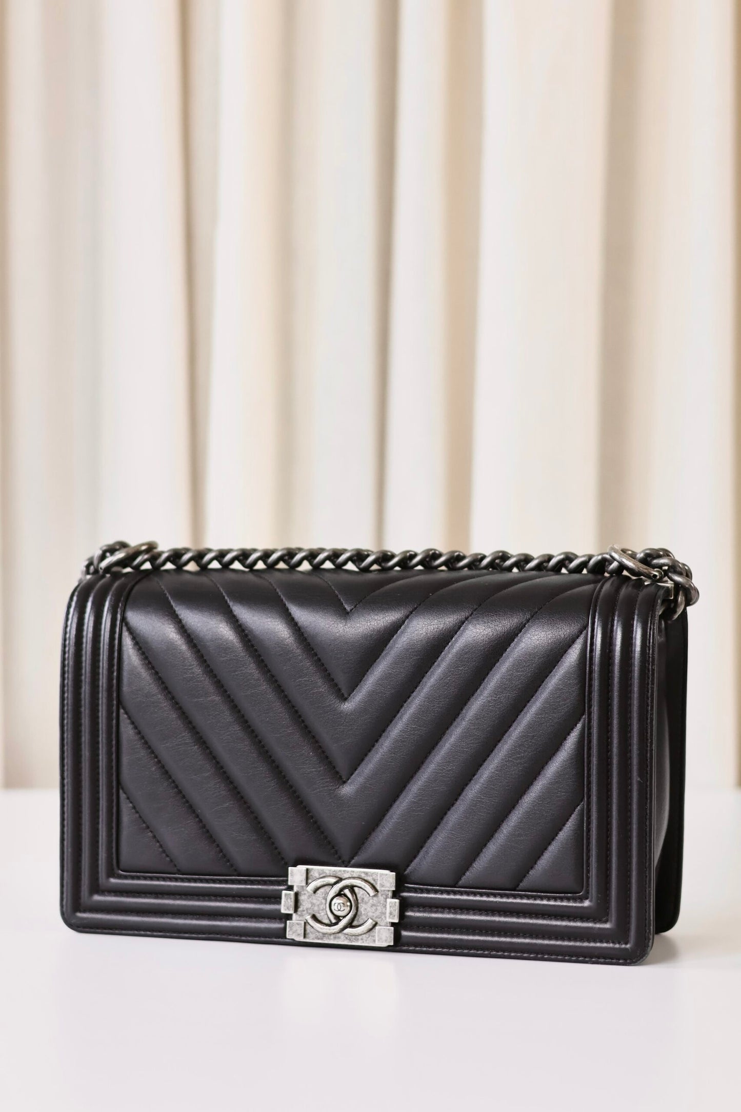 Chanel Boy Bag large black
