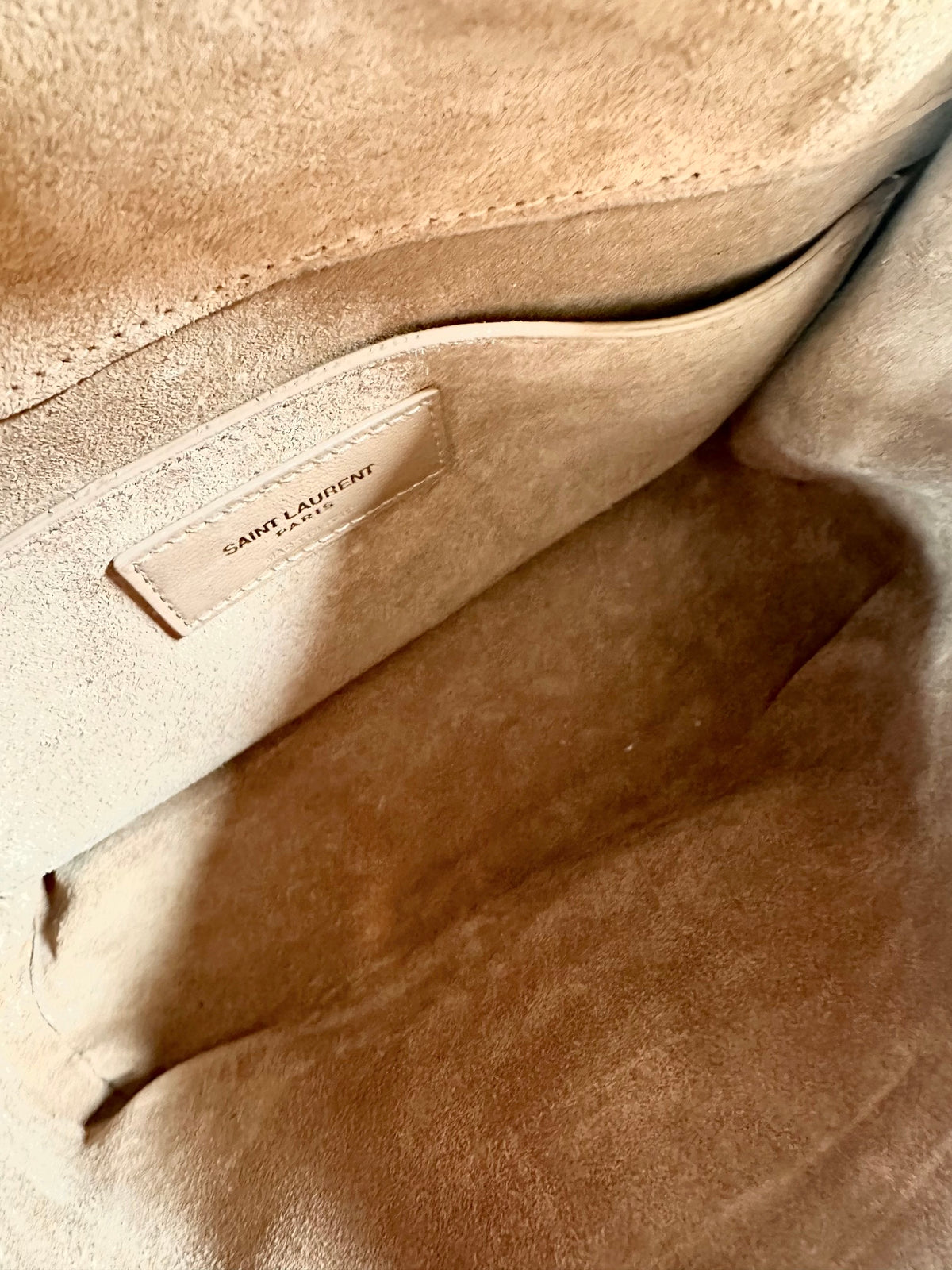 Saint Laurent Niki python leather
