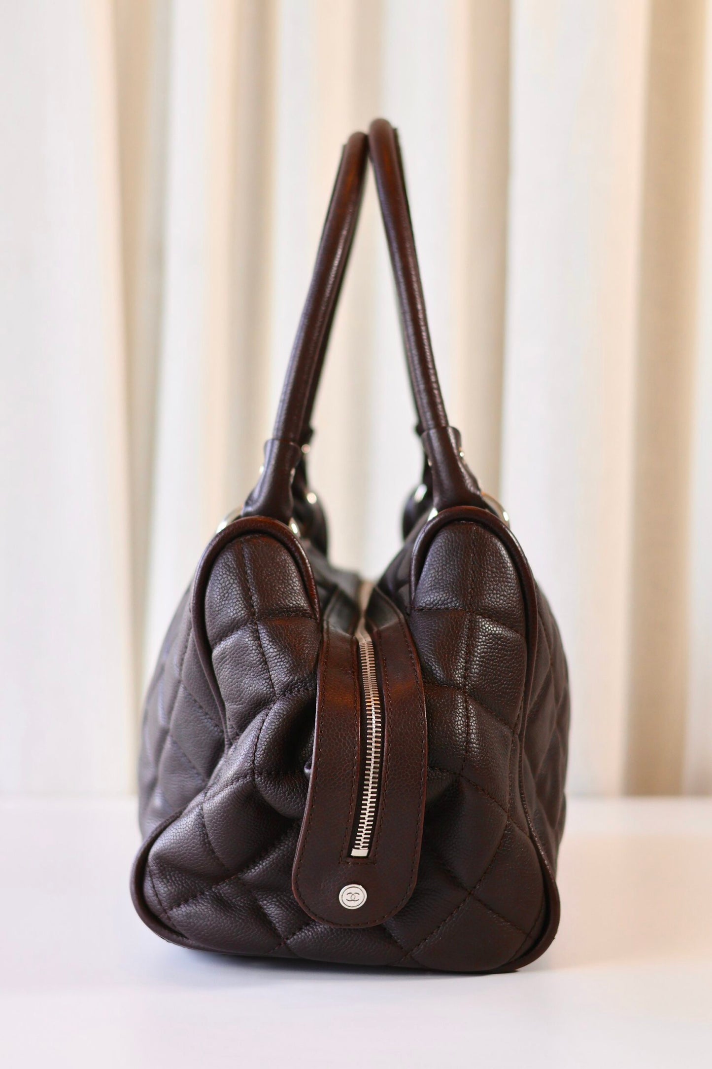 Chanel brown shoulder bag