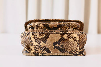 Saint Laurent Niki python leather
