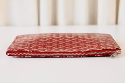 Goyard Senat clutch red