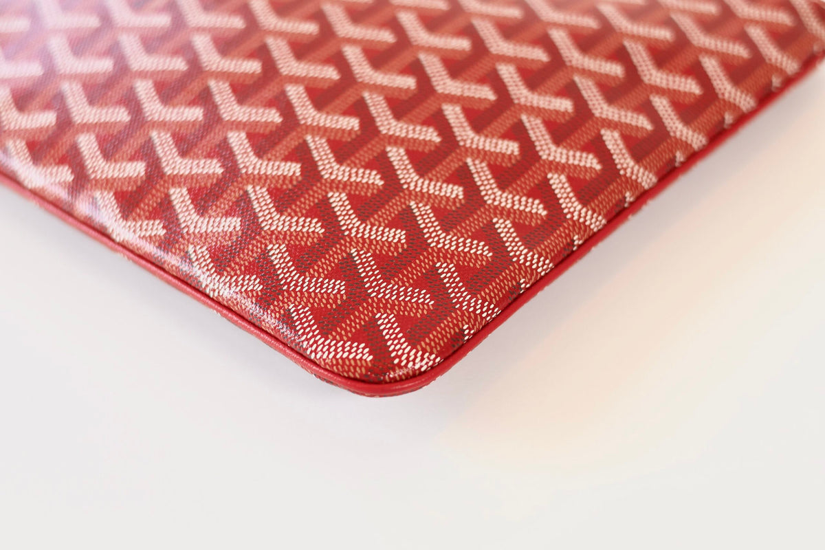 Goyard Senat clutch red