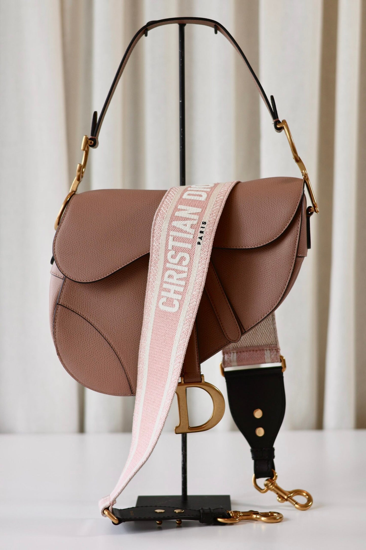 Dior saddle bag medium blush
