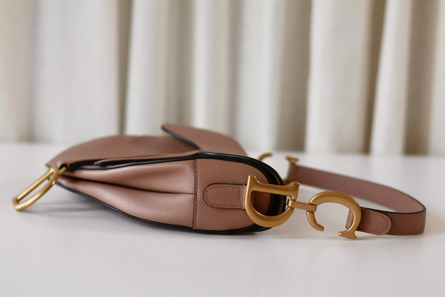 Dior saddle bag medium blush
