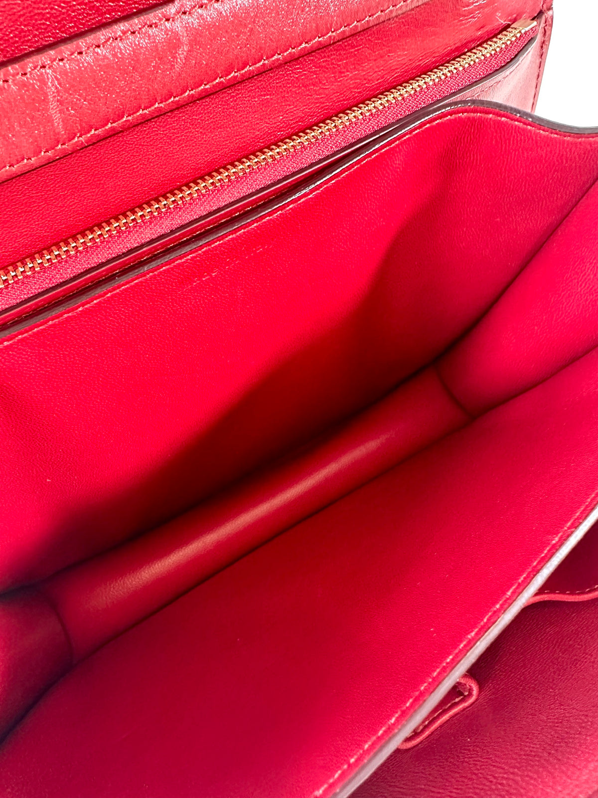 Celine classic red box bag