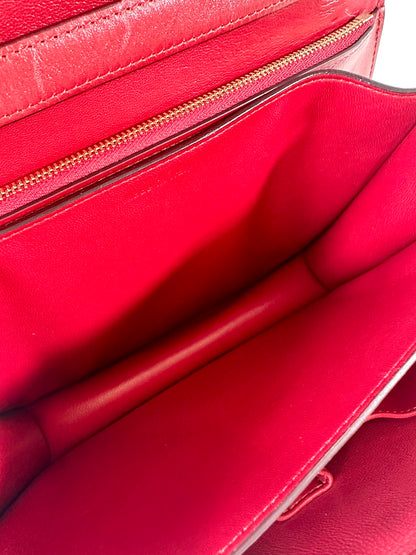 Celine classic red box bag