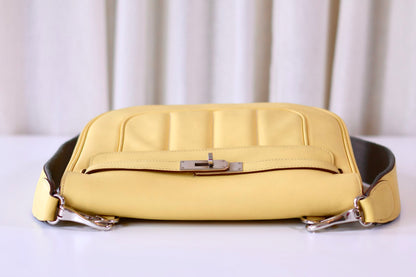 Hermes Berline 28 Jaune Poussin