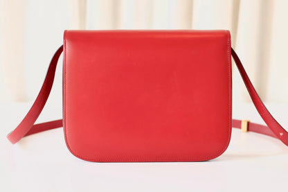 Celine classic red box bag