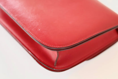 Celine classic red box bag