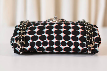 Chanel single flap bag polka dot