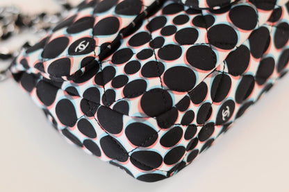 Chanel single flap bag polka dot