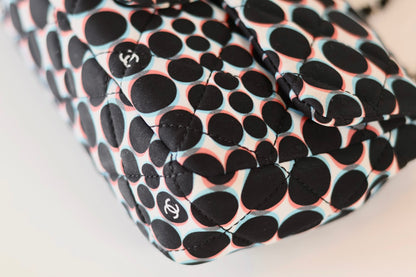 Chanel single flap bag polka dot