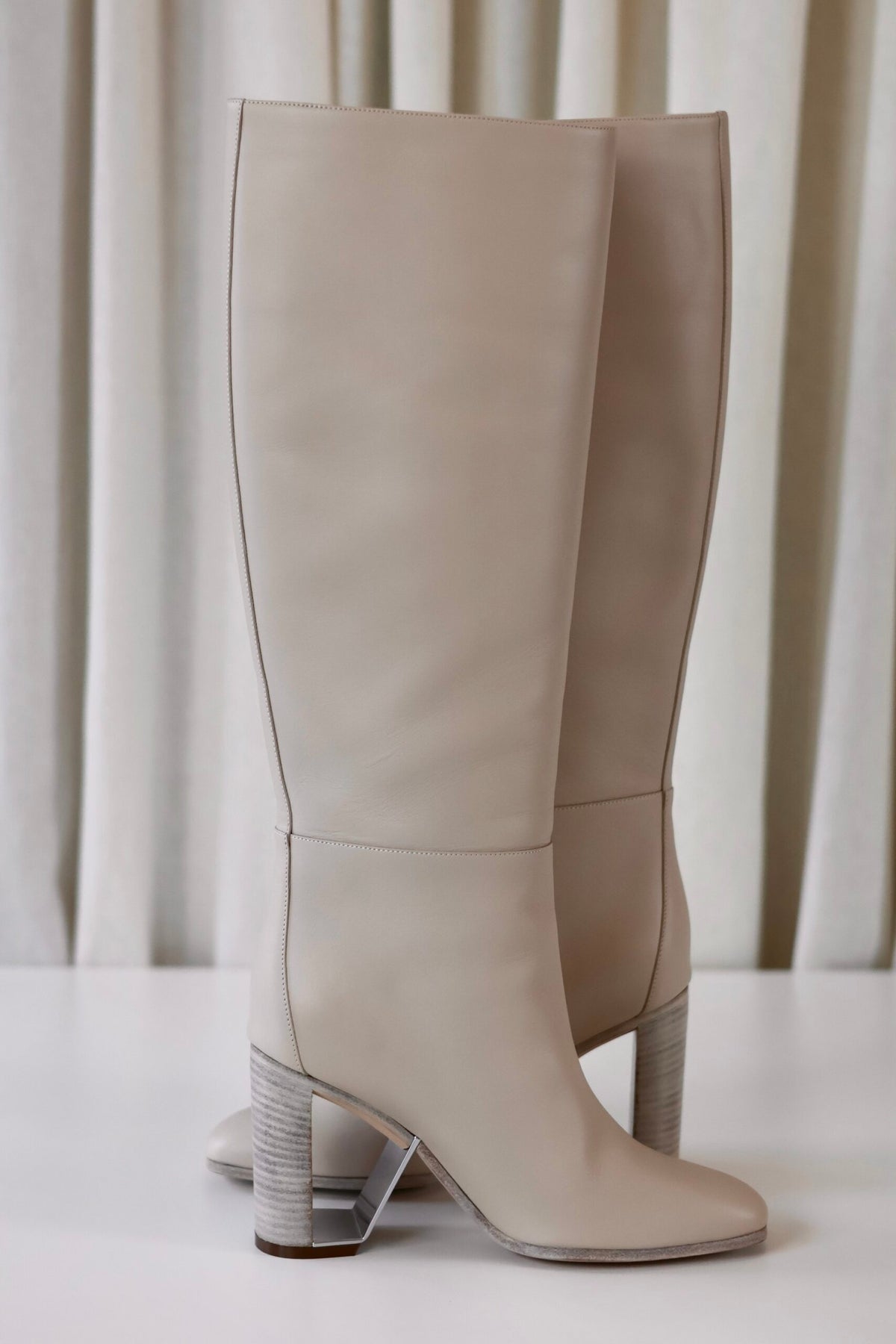 Hermes leather boots