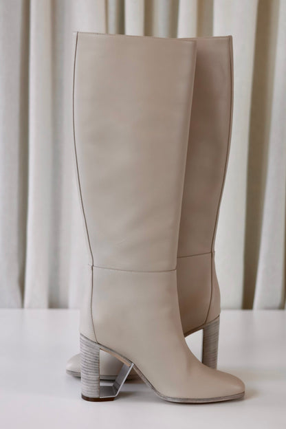 Hermes leather boots