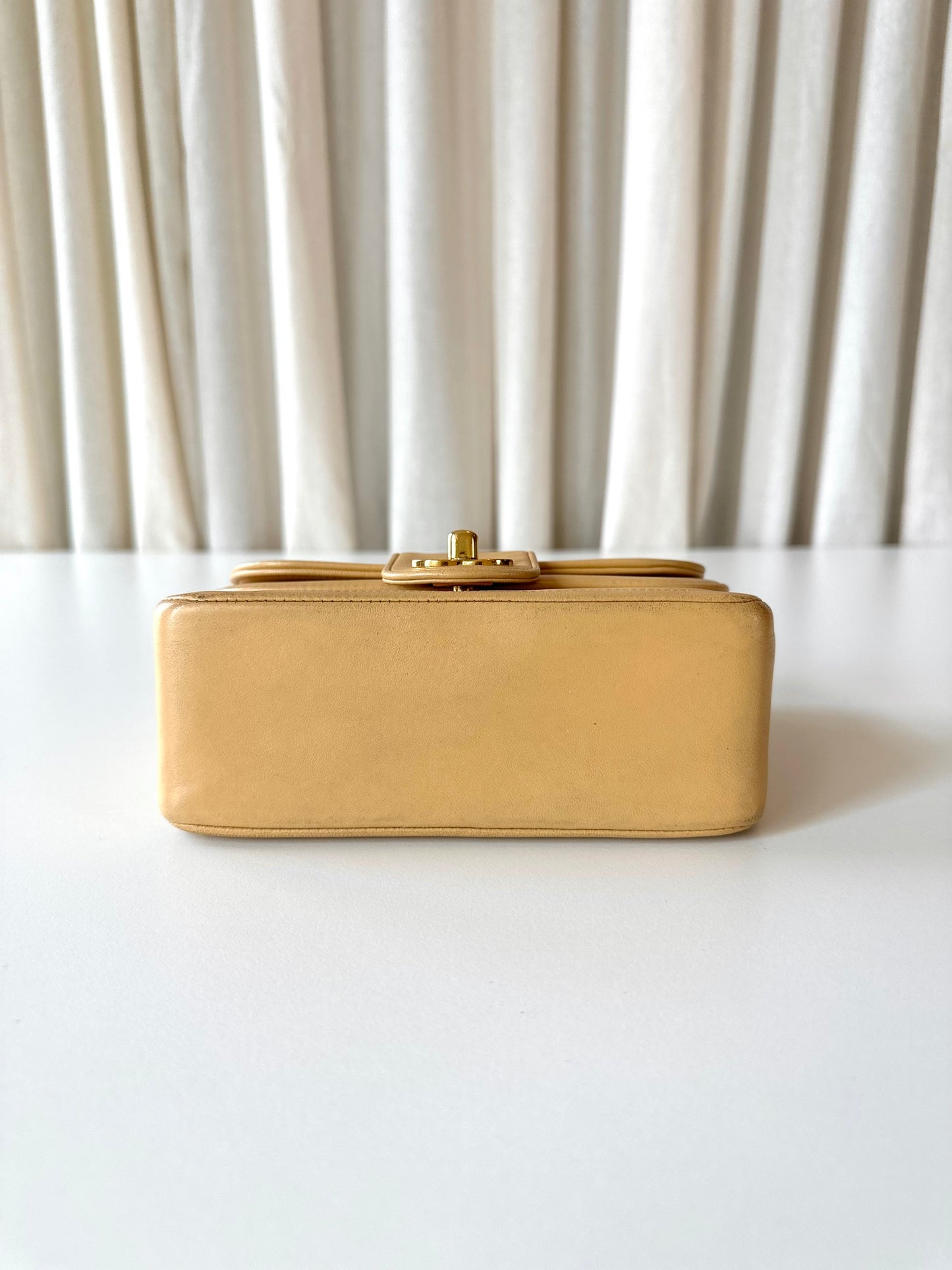 Chanel beige mini square