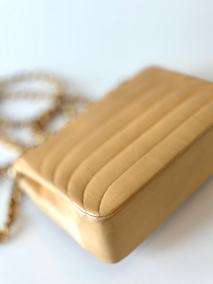 Chanel beige mini square