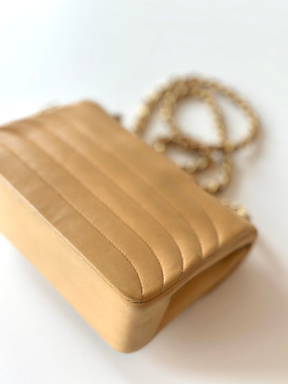 Chanel beige mini square