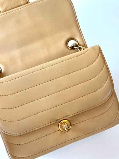Chanel beige mini square