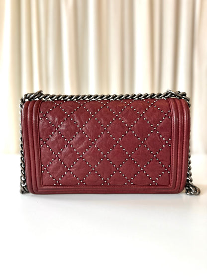Chanel boy bag studs