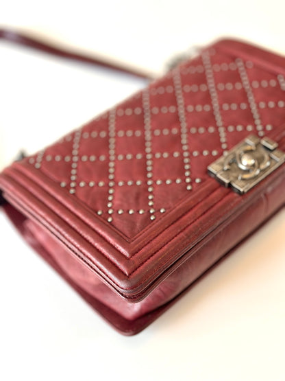 Chanel boy bag studs
