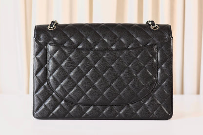 Chanel Classic Jumbo Maxi Double Flap Bag Black