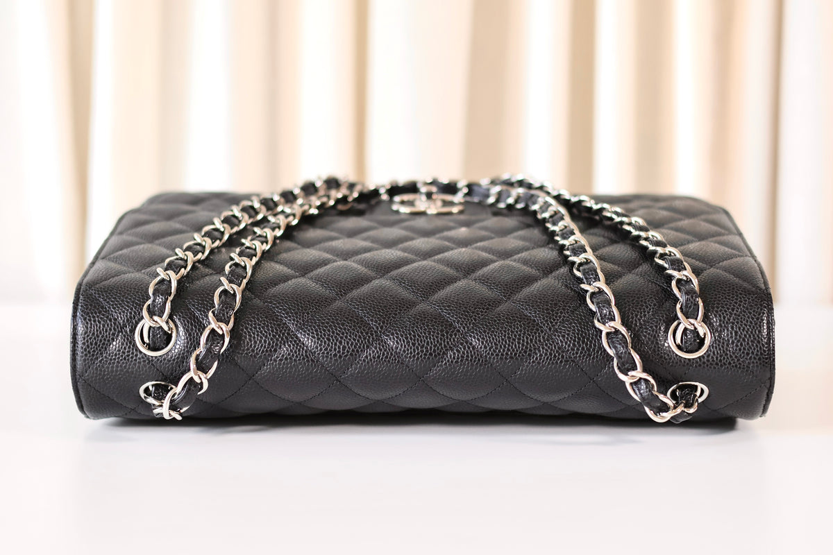 Chanel Classic Jumbo Maxi Double Flap Bag Black