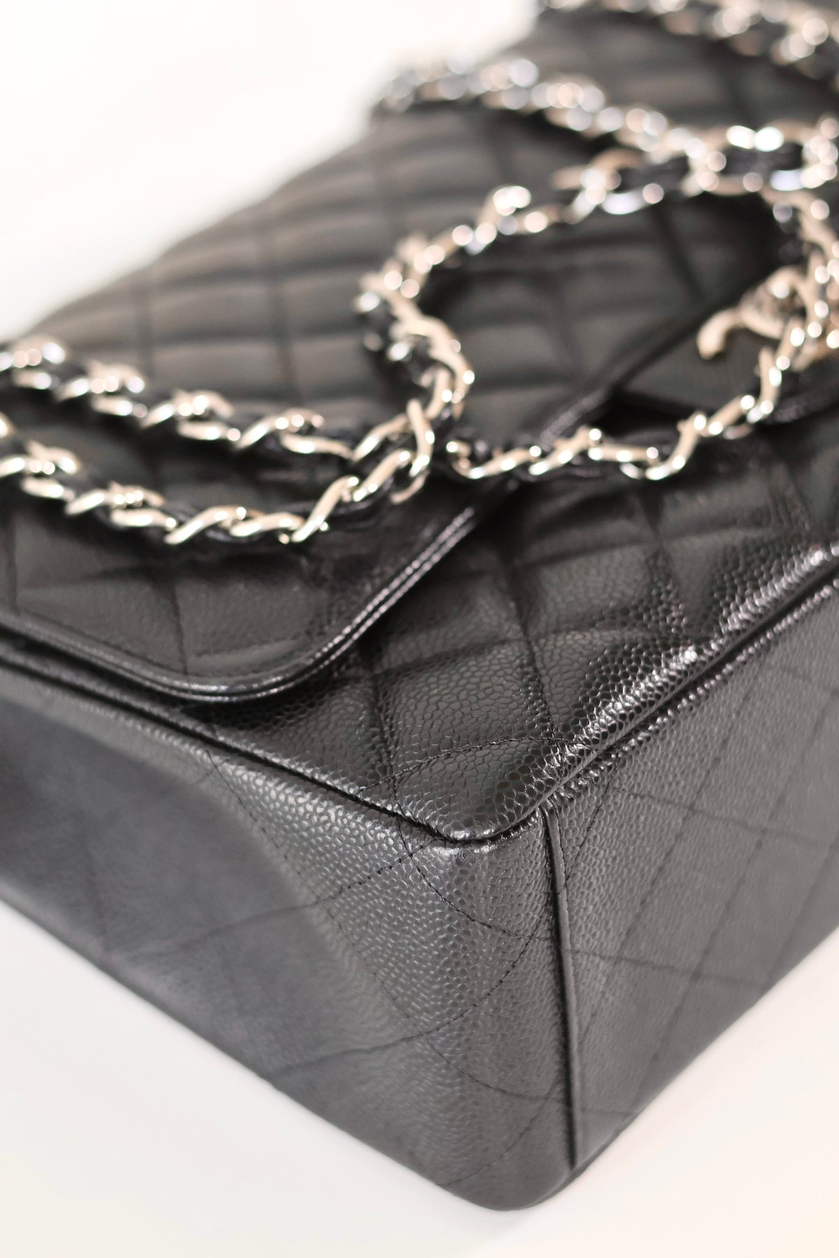 Chanel Classic Jumbo Maxi Double Flap Bag Black