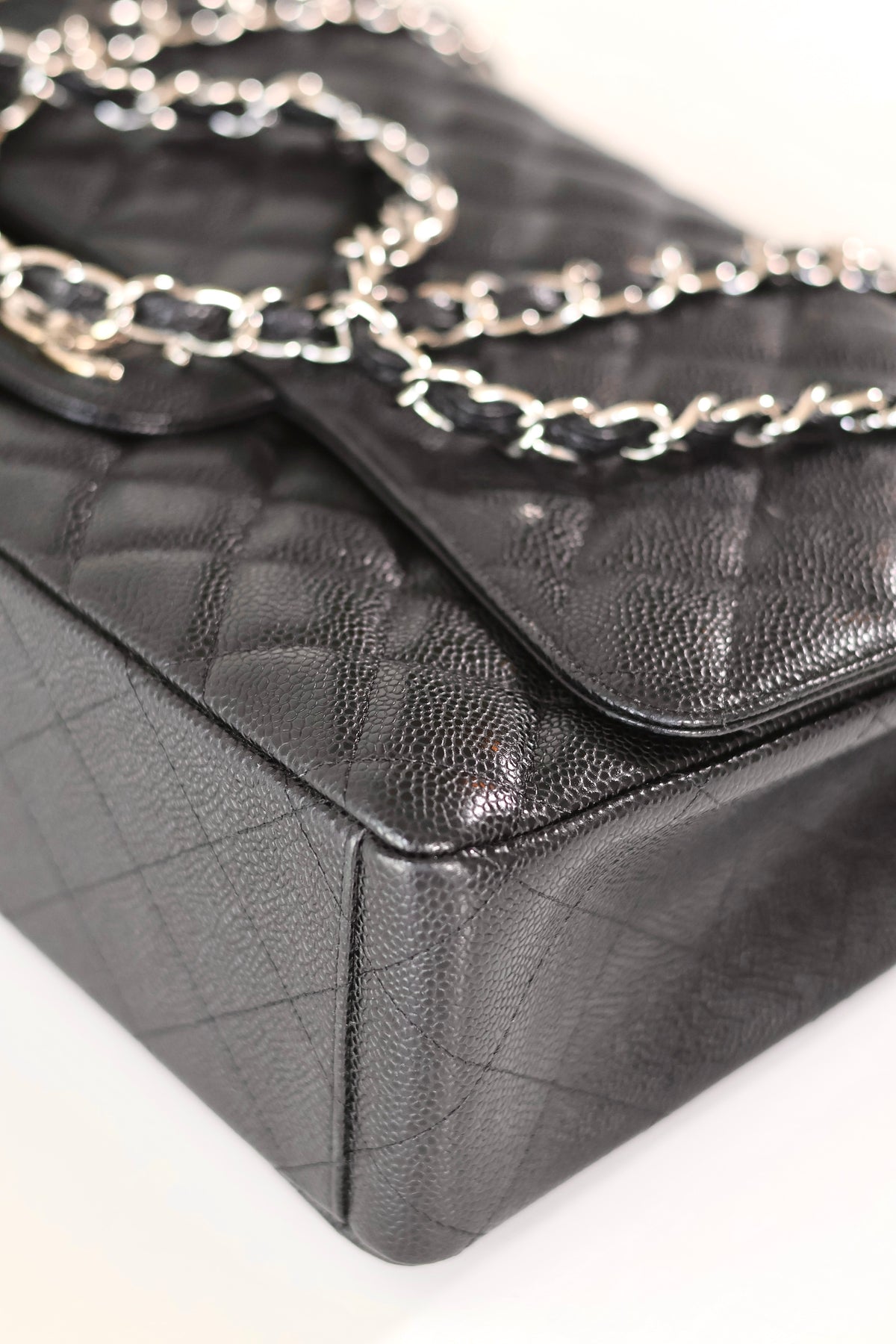 Chanel Classic Jumbo Maxi Double Flap Bag Black