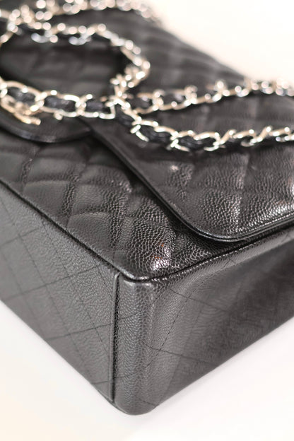 Chanel Classic Jumbo Maxi Double Flap Bag Black