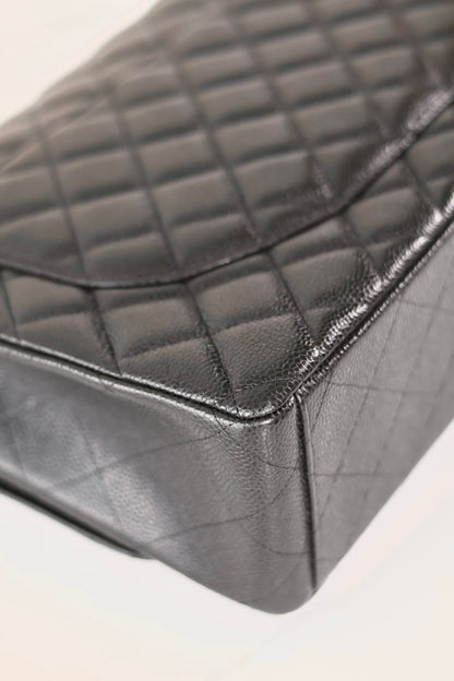 Chanel Classic Jumbo Maxi Double Flap Bag Black