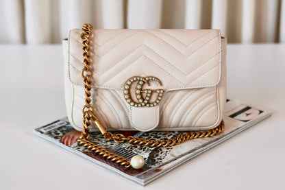 Gucci Marmont Pearl Belt Bag