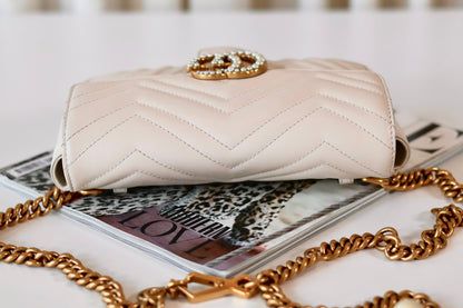 Gucci Marmont Pearl Belt Bag