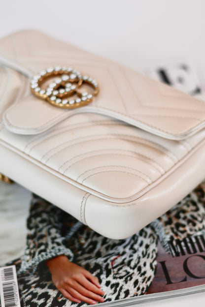 Gucci Marmont Pearl Belt Bag