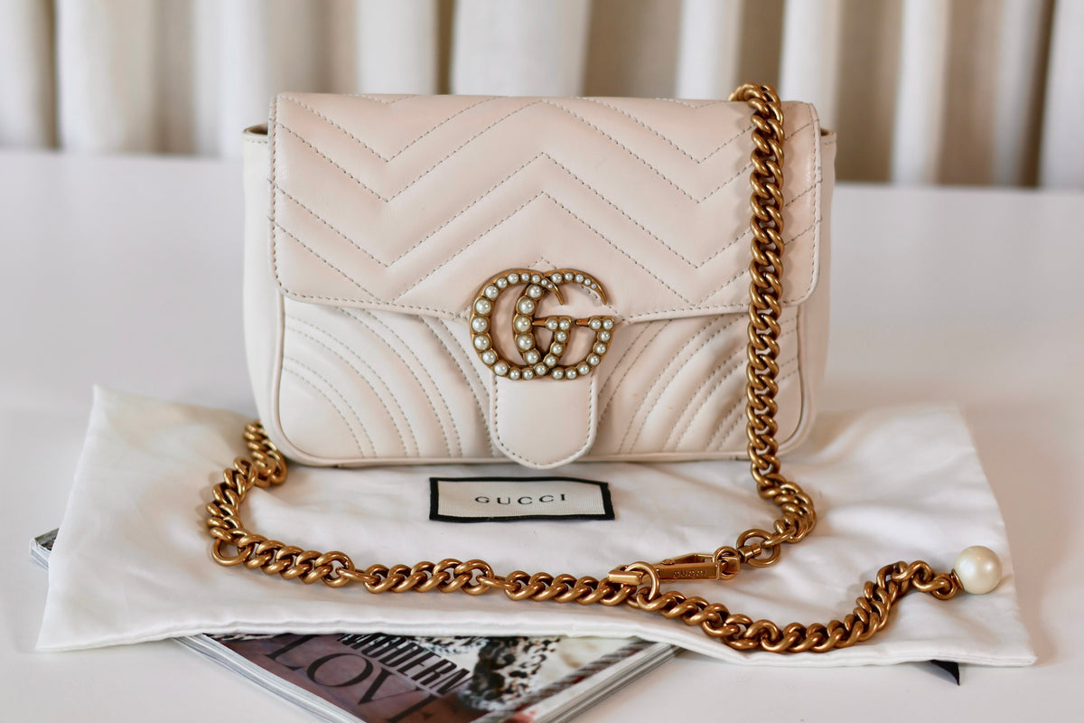 Gucci Marmont Pearl Belt Bag