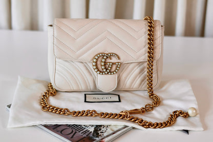 Gucci Marmont Pearl Belt Bag