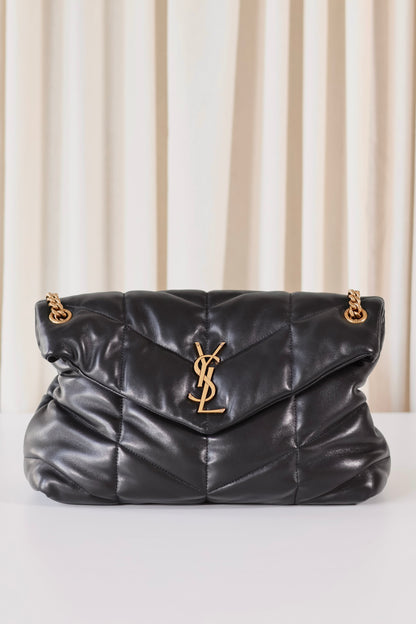 Saint Laurent Puffer Medium Black
