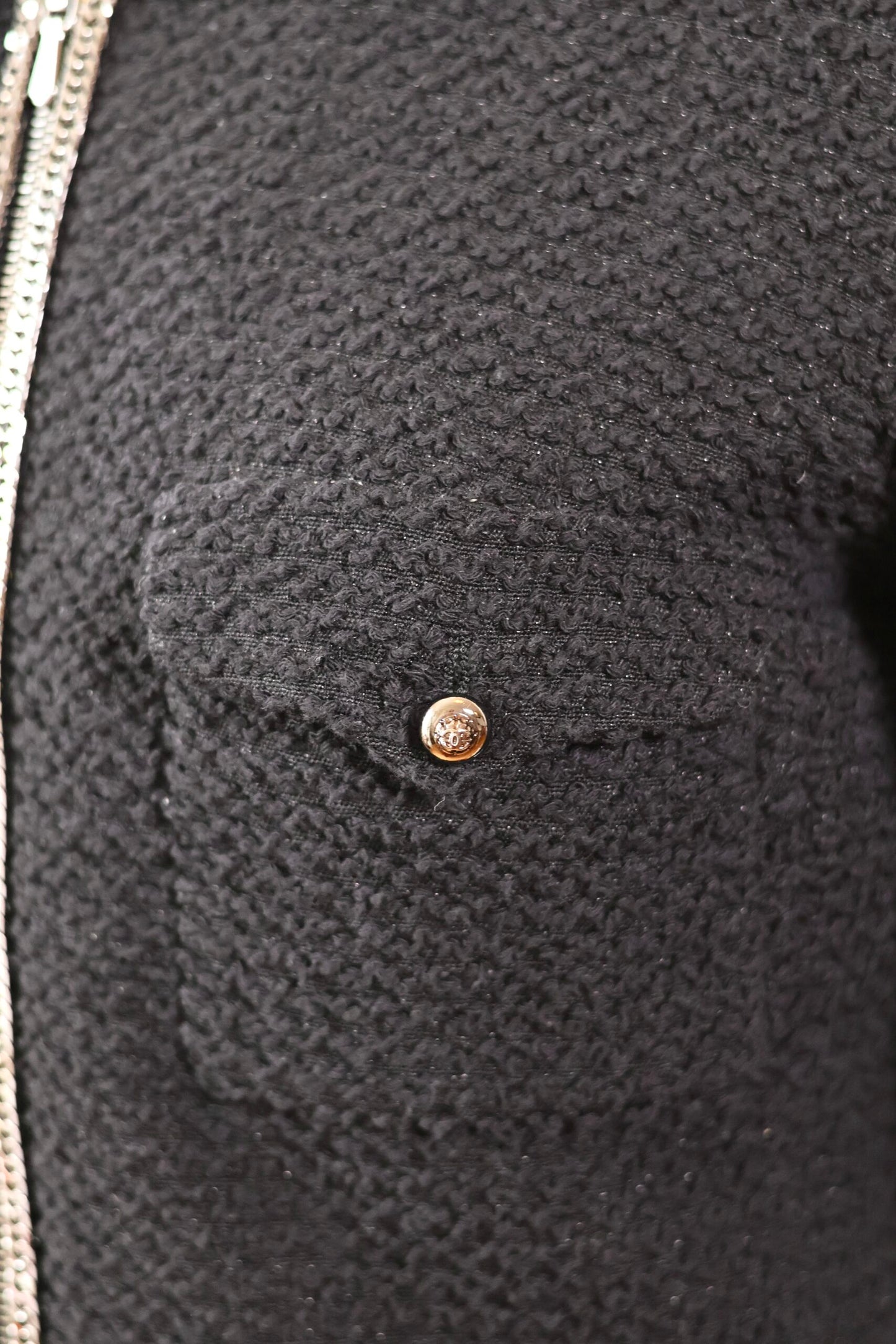 Chanel Tweed Suit Black