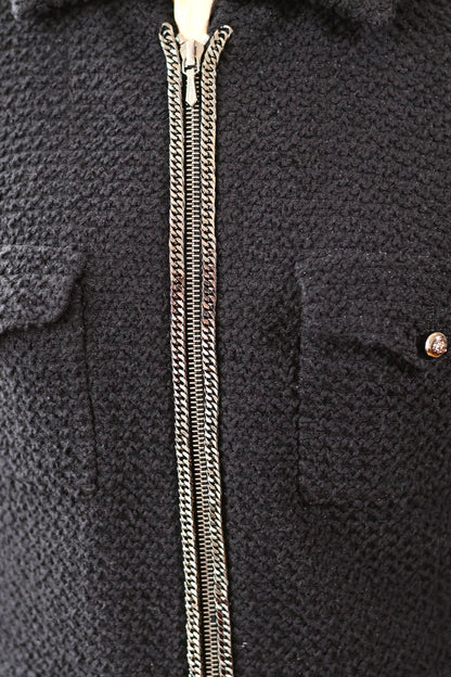 Chanel Tweed Suit Black