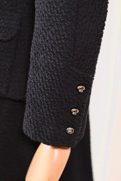 Chanel Tweed Suit Black