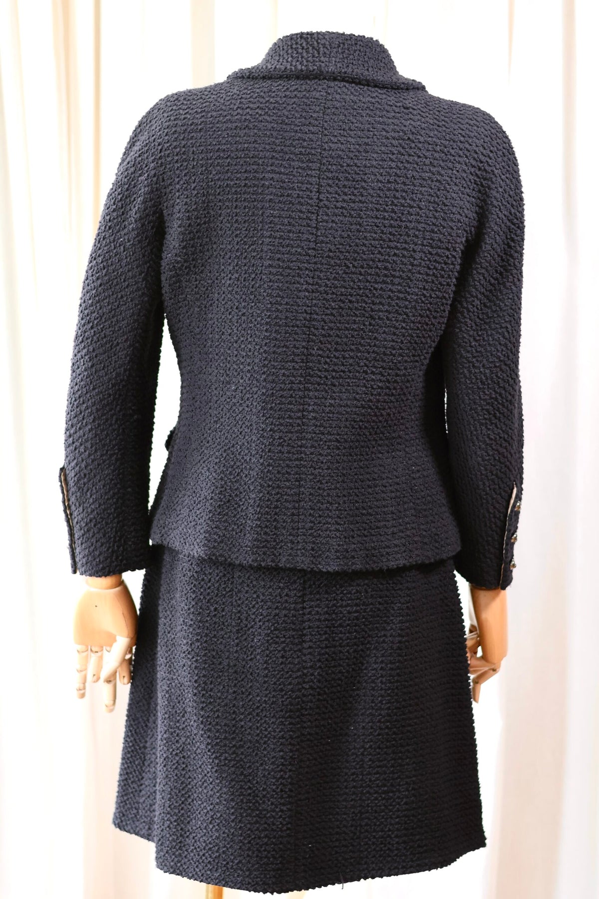 Chanel Tweed Suit Black