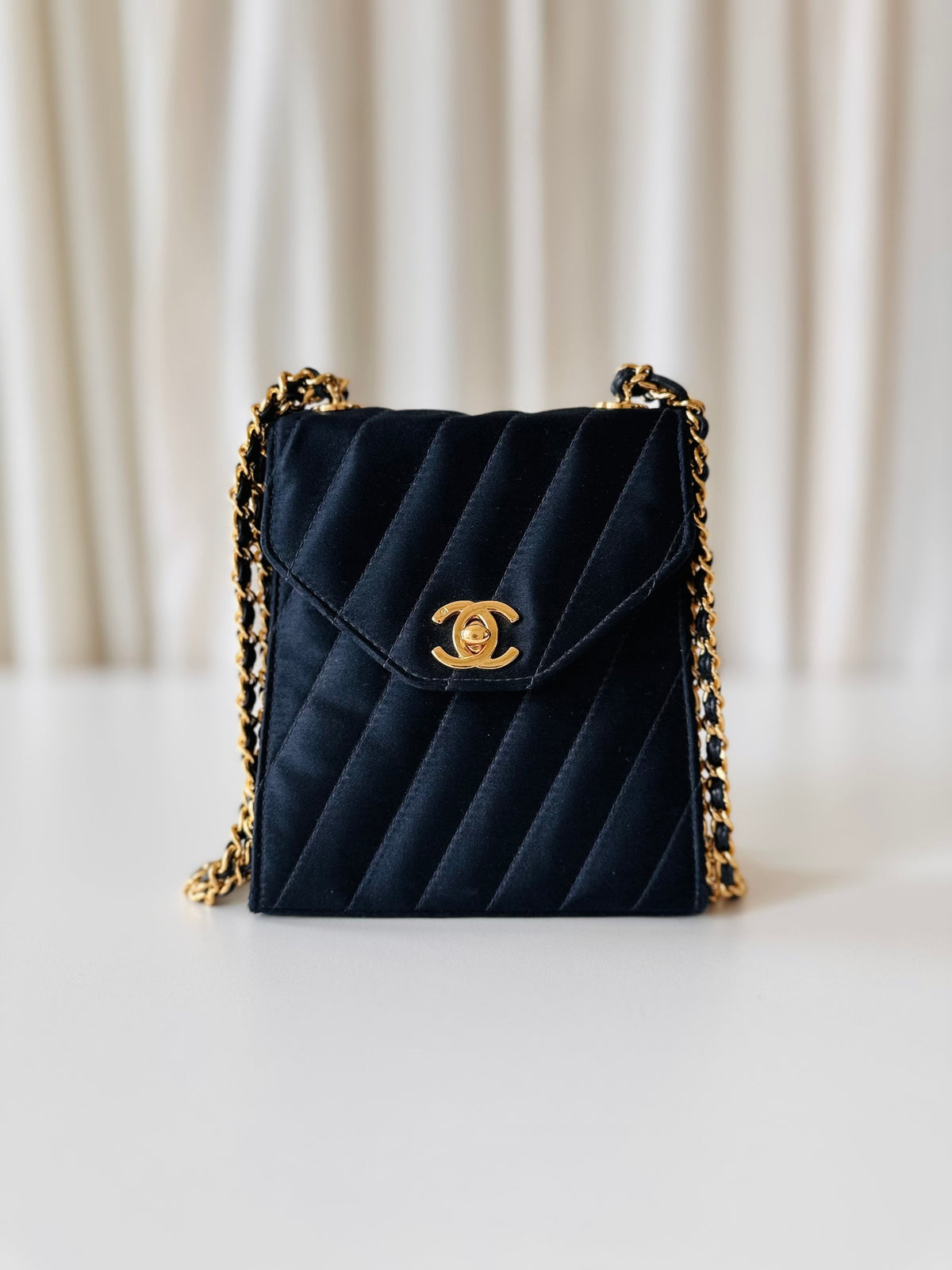 Rare Chanel satin crossbody