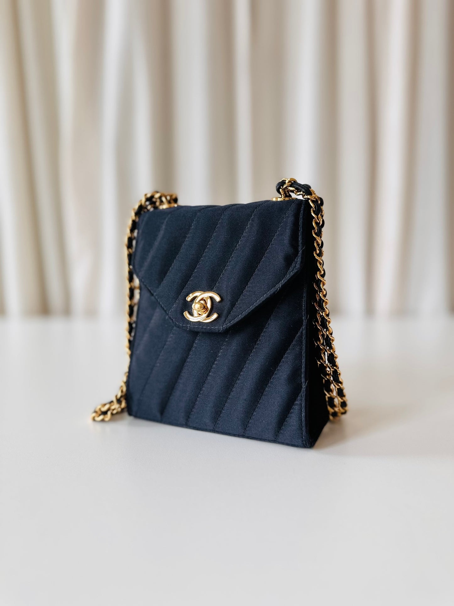 Rare Chanel satin crossbody