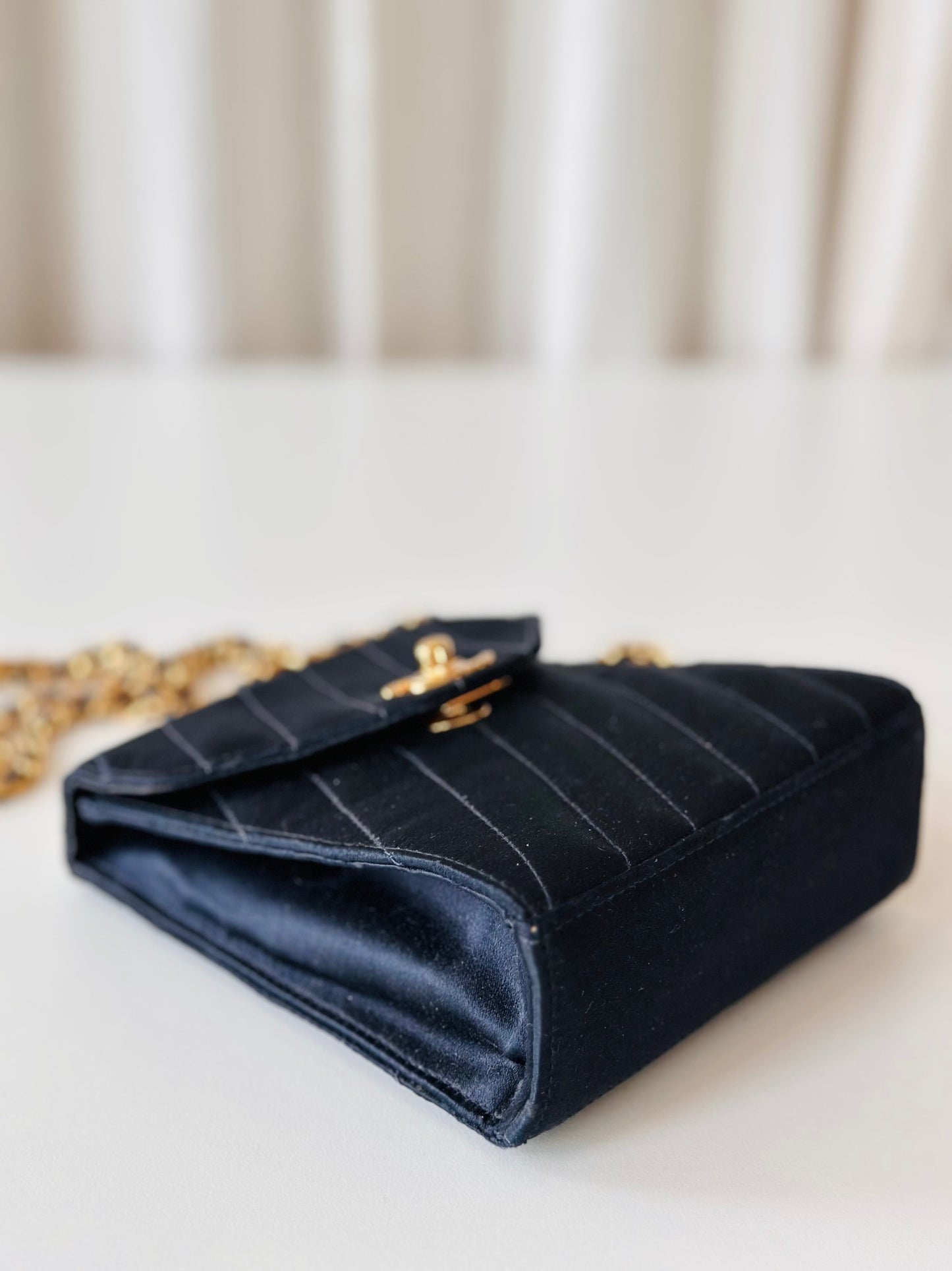 Rare Chanel satin crossbody