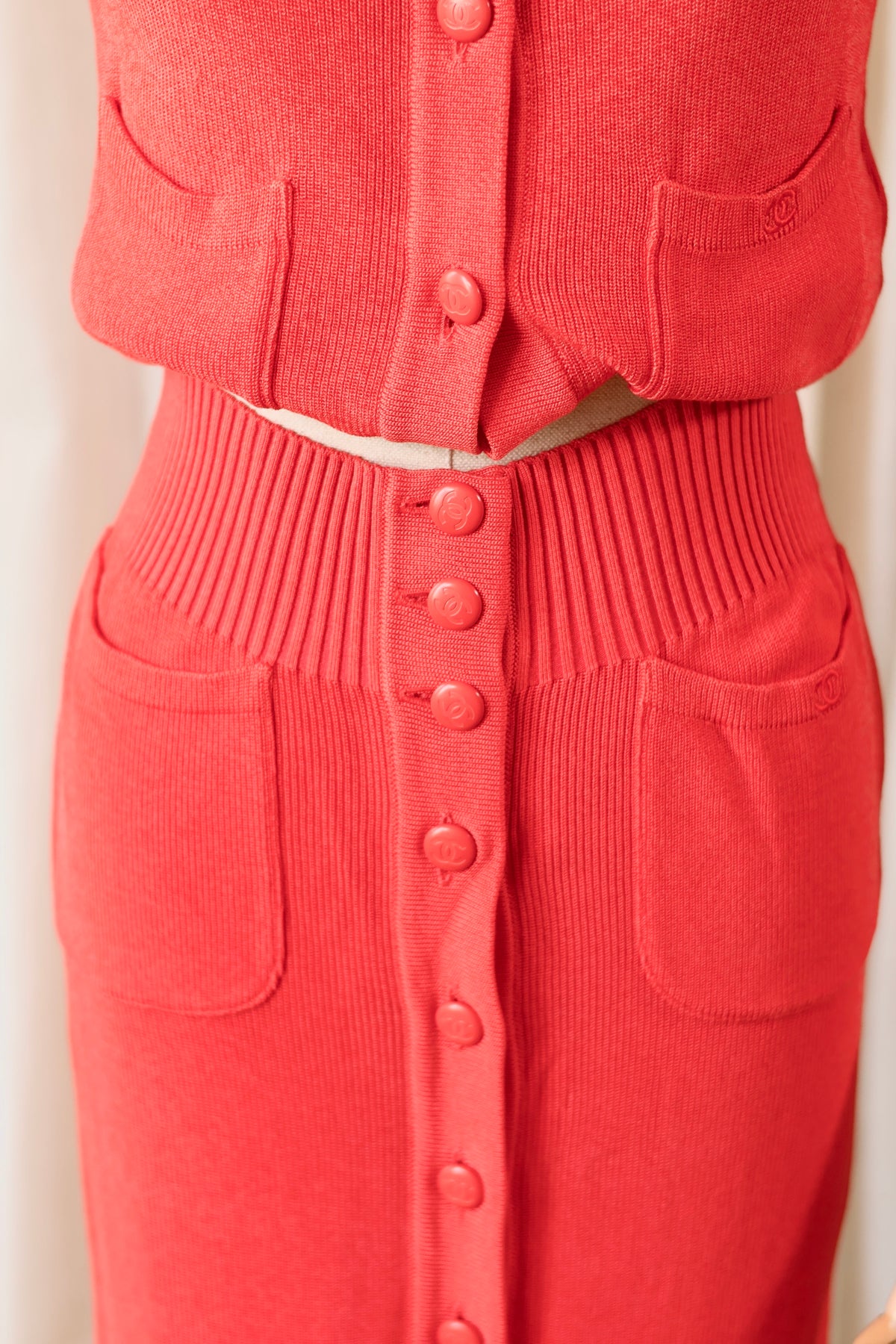 Chanel set coral