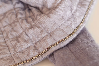 Chanel tweed jacket purple