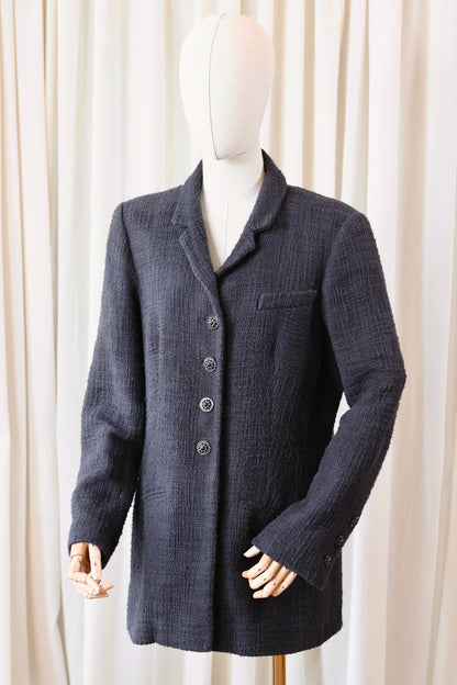 Chanel tweed black jacket